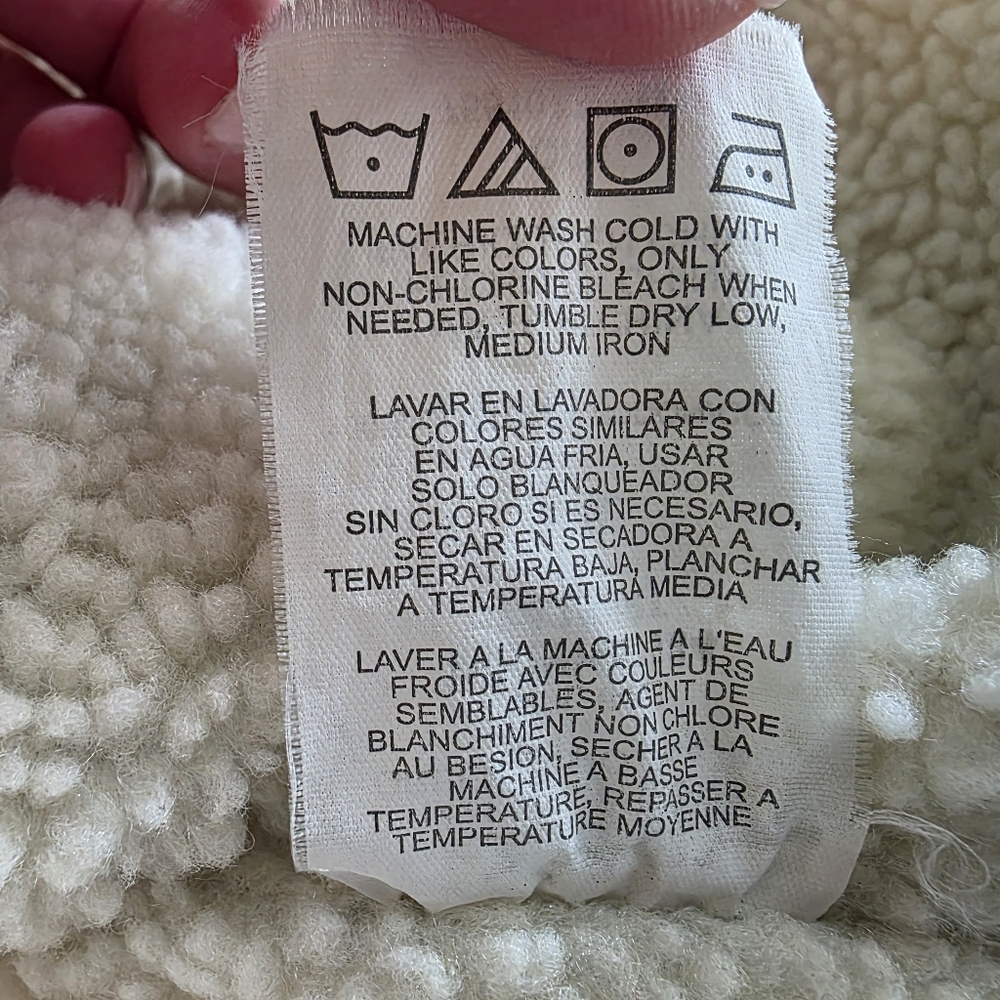 Vintage Wrangler Authentic Western Denim Sherpa Lined Jacket- Mens XXL - Picture 13 of 16